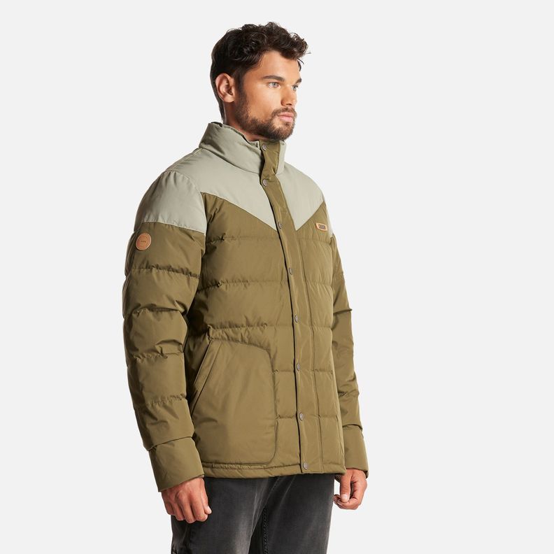 Chaqueta Hombre Kobuk Down Jacket Verde Militar Lippi-2
