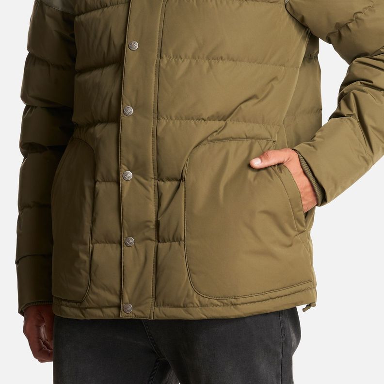 Chaqueta Hombre Kobuk Down Jacket Verde Militar Lippi-5