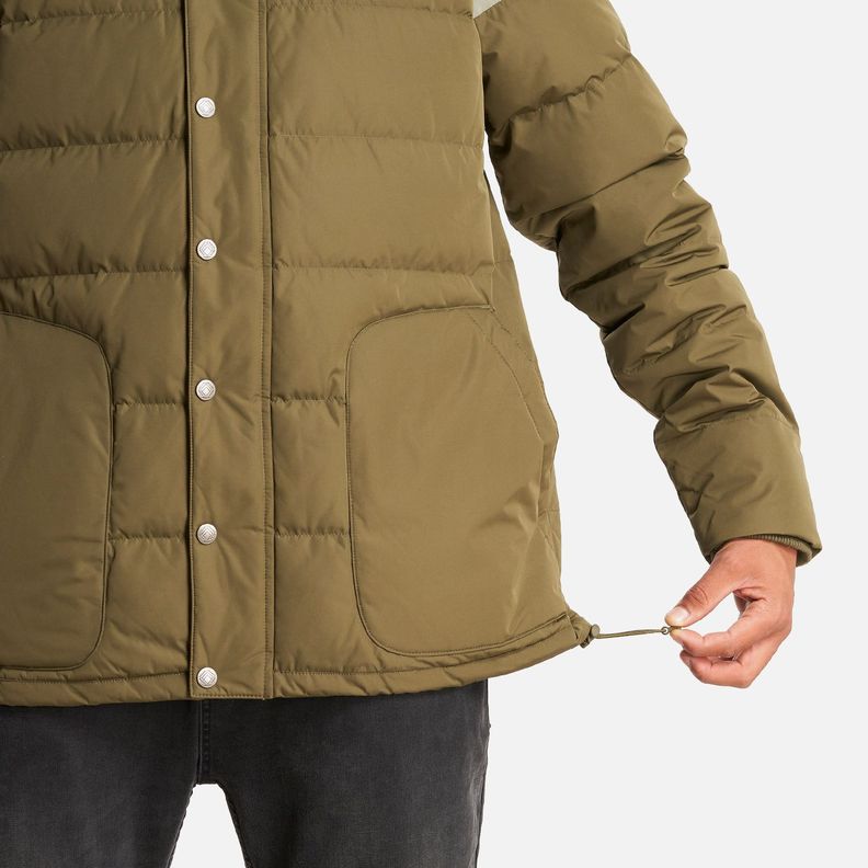 Chaqueta Hombre Kobuk Down Jacket Verde Militar Lippi-6