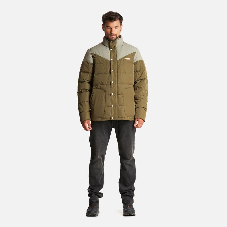 Chaqueta Hombre Kobuk Down Jacket Verde Militar Lippi-7