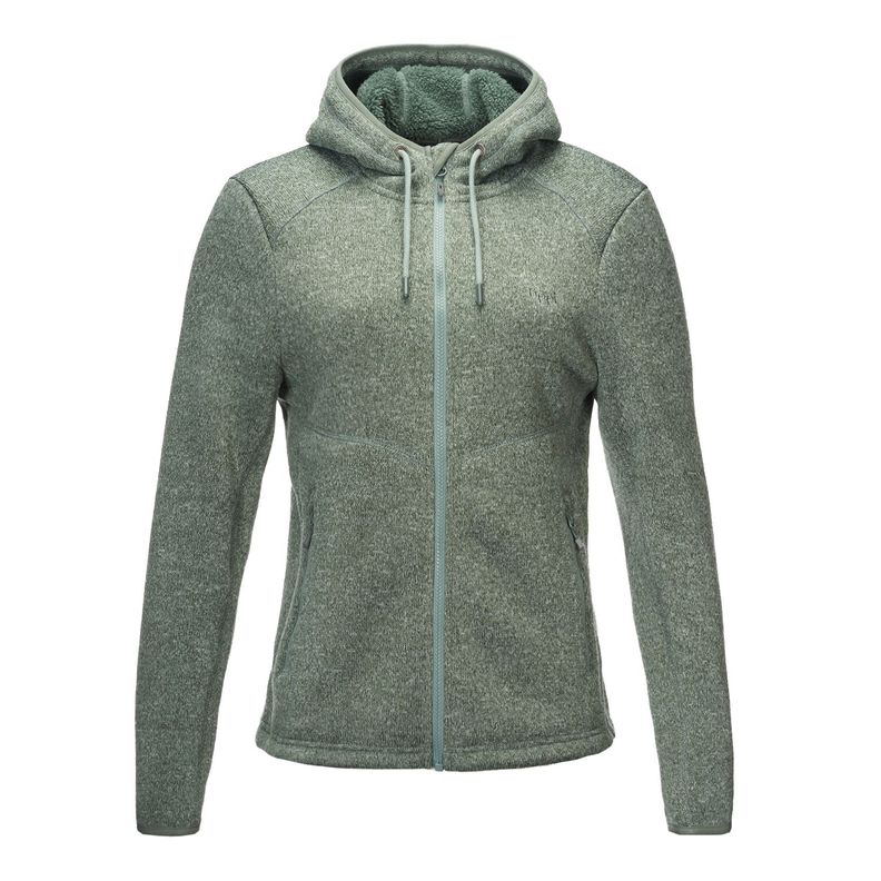 Polar Mujer Sense Blend-Pro Hoody Jacket Melange Laurel Lippi-0