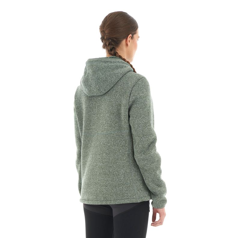 Polar Mujer Sense Blend-Pro Hoody Jacket Melange Laurel Lippi-4