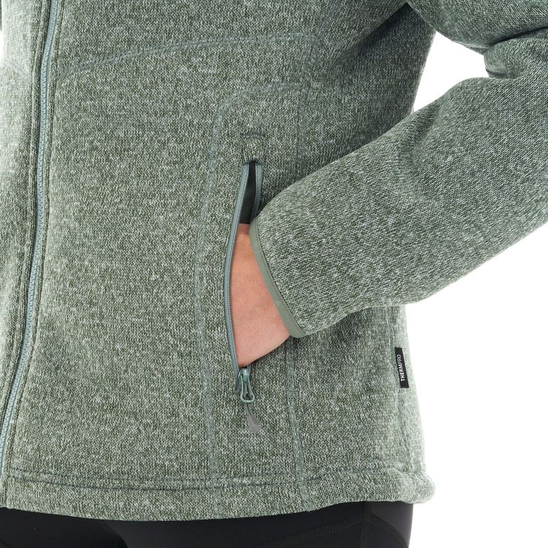 Polar Mujer Sense Blend-Pro Hoody Jacket Melange Laurel Lippi-7