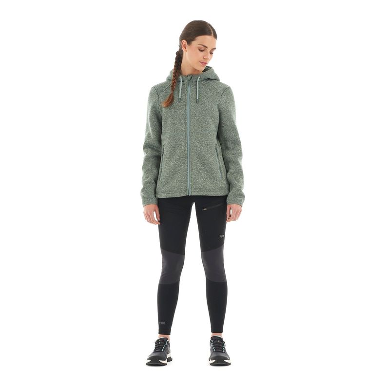 Polar Mujer Sense Blend-Pro Hoody Jacket Melange Laurel Lippi-8