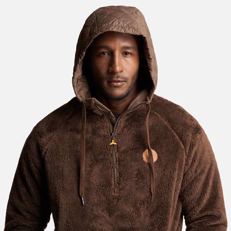 Poleron Hombre Cangur-oso Café Haka Honu I23-9