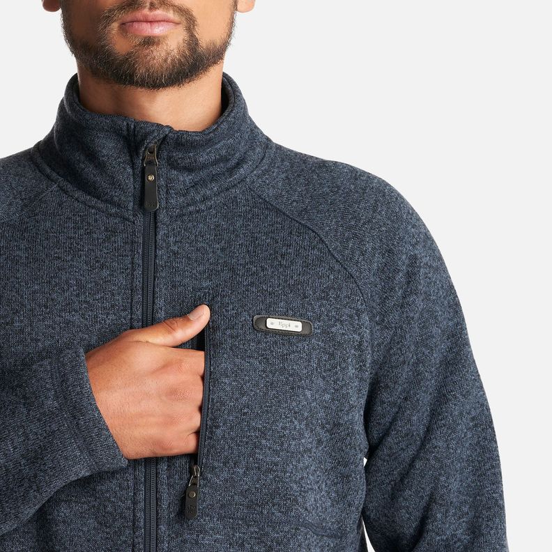 Chaqueta Hombre Wrap Up Blend Pro Jacket Melange Azul Noche Lippi-4