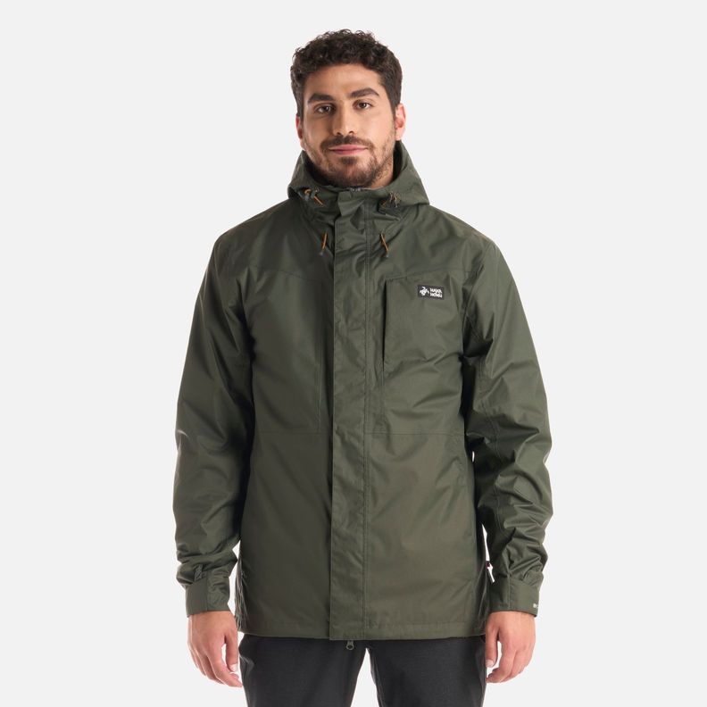 Chaqueta Hombre Corteza Verde Militar Haka Honu I25-1