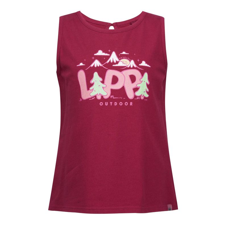 Polera Nina Scout UV-Stop T-Shirt Frambuesa Lippi