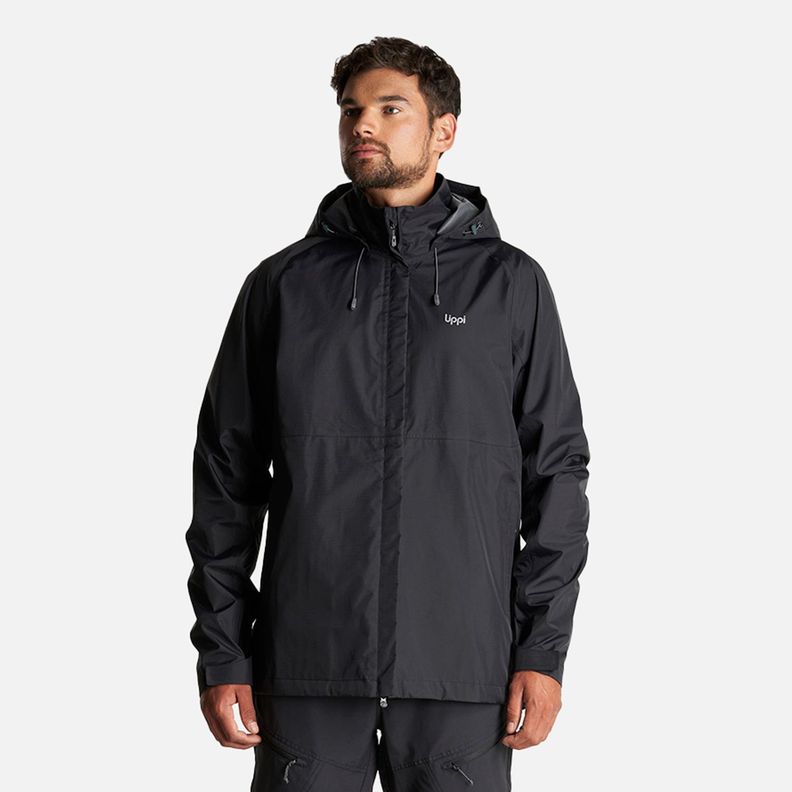 Chaqueta Hombre Alpine B-Dry Hoody Jacket Negro Lippi I23-1