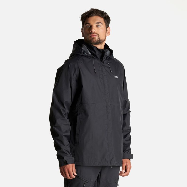 Chaqueta Hombre Alpine B-Dry Hoody Jacket Negro Lippi I23-2