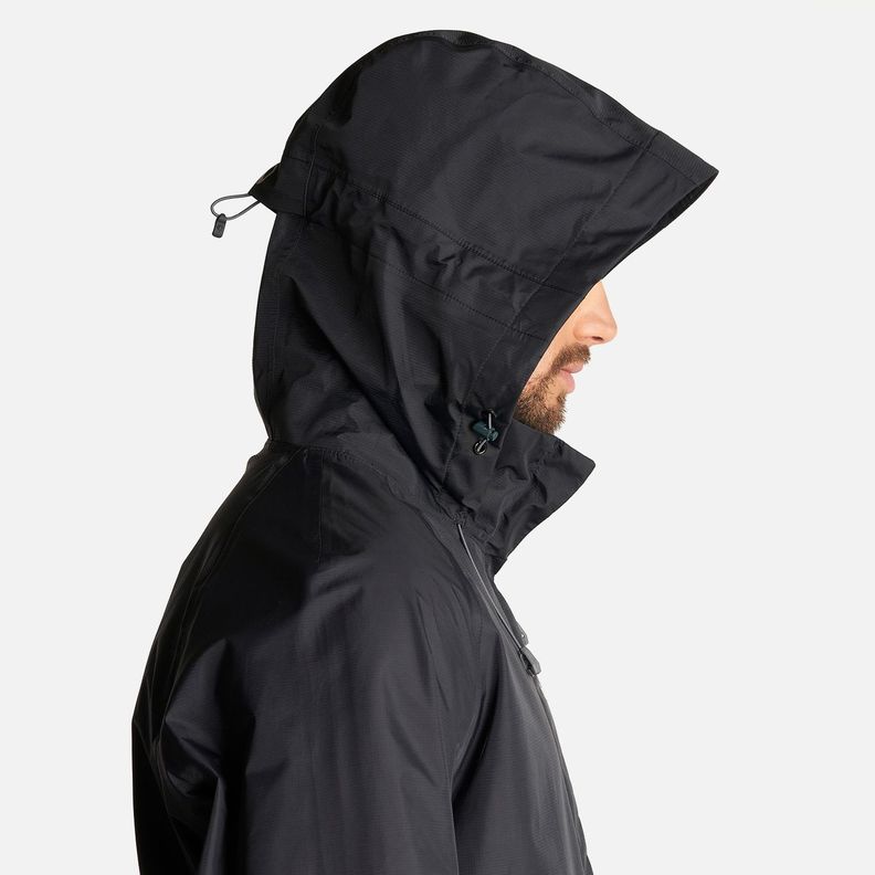 Chaqueta Hombre Alpine B-Dry Hoody Jacket Negro Lippi I23-4