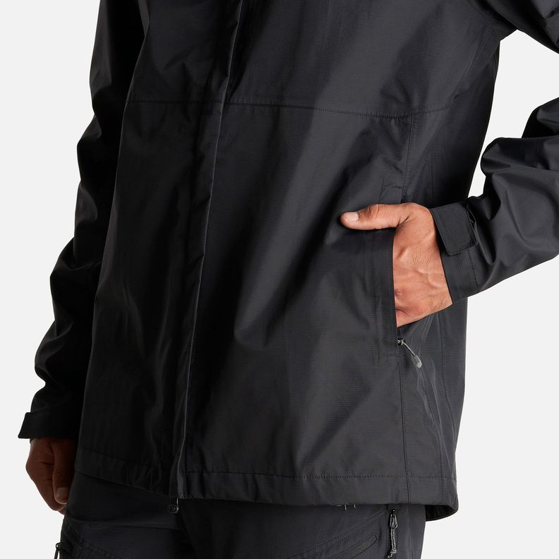 Chaqueta Hombre Alpine B-Dry Hoody Jacket Negro Lippi I23-5