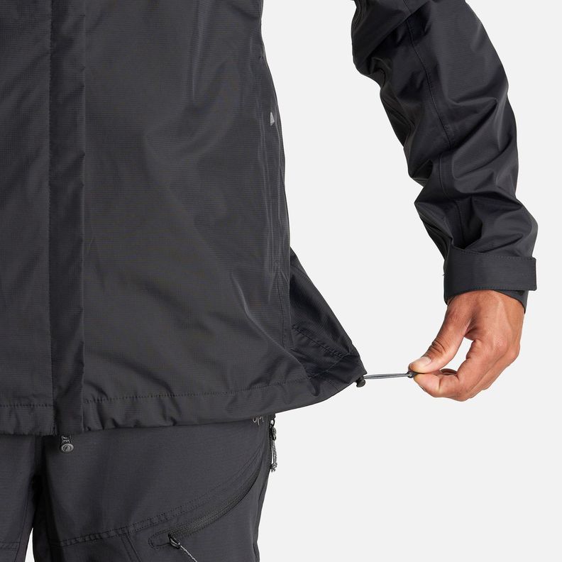 Chaqueta Hombre Alpine B-Dry Hoody Jacket Negro Lippi I23-7