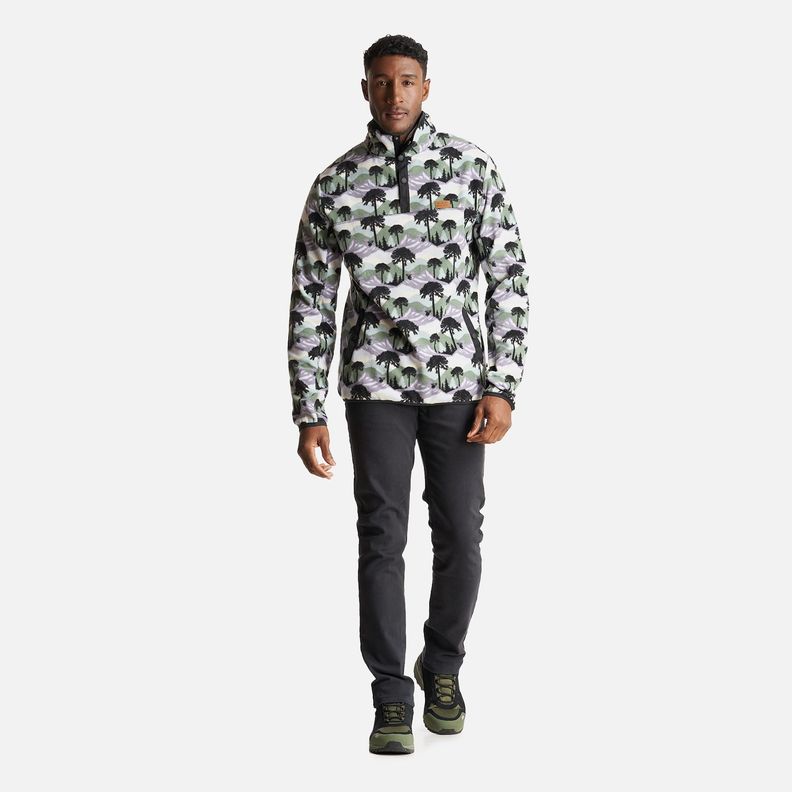 Poleron Hombre Tokerau Print Lila Haka Honu-6