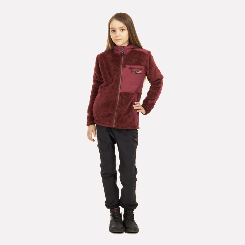 Chaqueta Teen Girl Bear Shaggy-Pro Hoody Jacket Burdeo Lippi I22-5