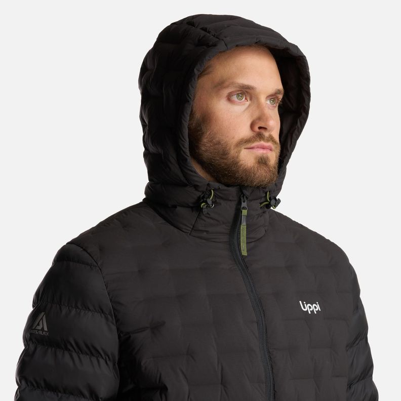 Chaqueta Hombre Bazpur EVO Down Hoody Jacket Negro Lippi-4