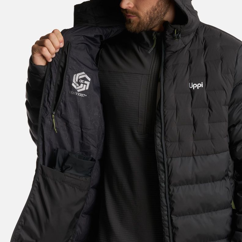 Chaqueta Hombre Bazpur EVO Down Hoody Jacket Negro Lippi-7