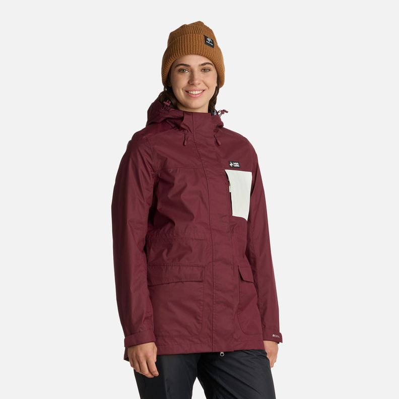 Chaqueta Mujer Kauai Burdeo Haka Honu I25-1