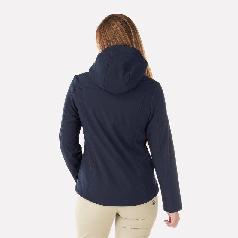 Chaqueta Mujer Macaya Softshell Hoody Jacket Azul Marino Lippi V23-2