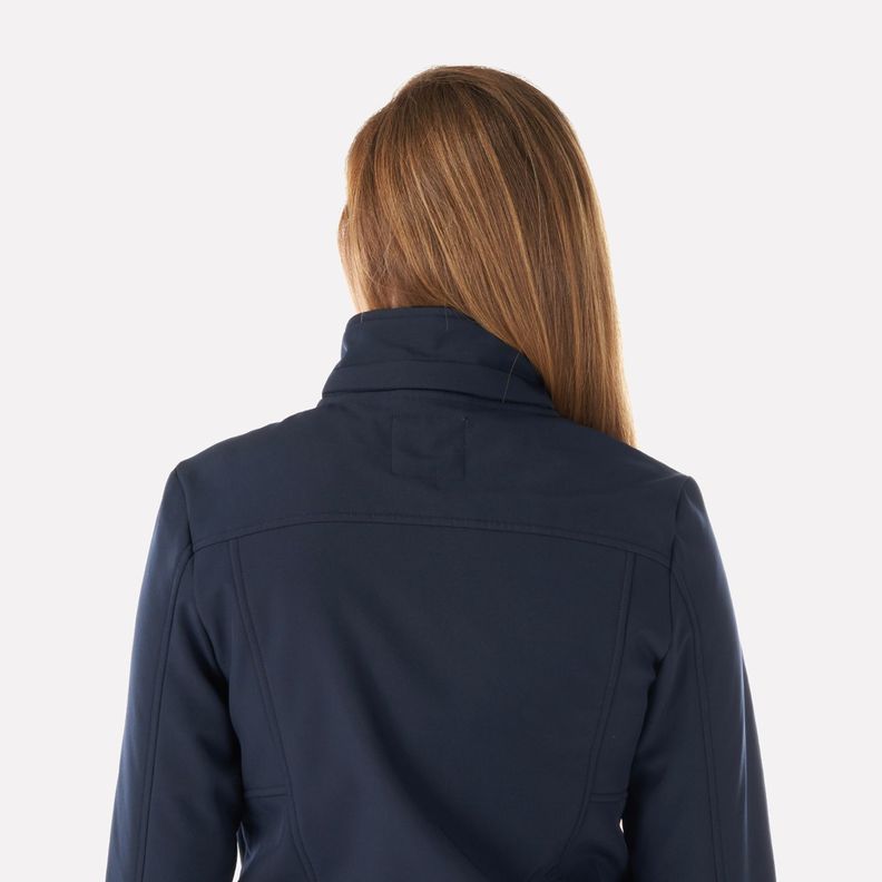 Chaqueta Mujer Macaya Softshell Hoody Jacket Azul Marino Lippi V23-5