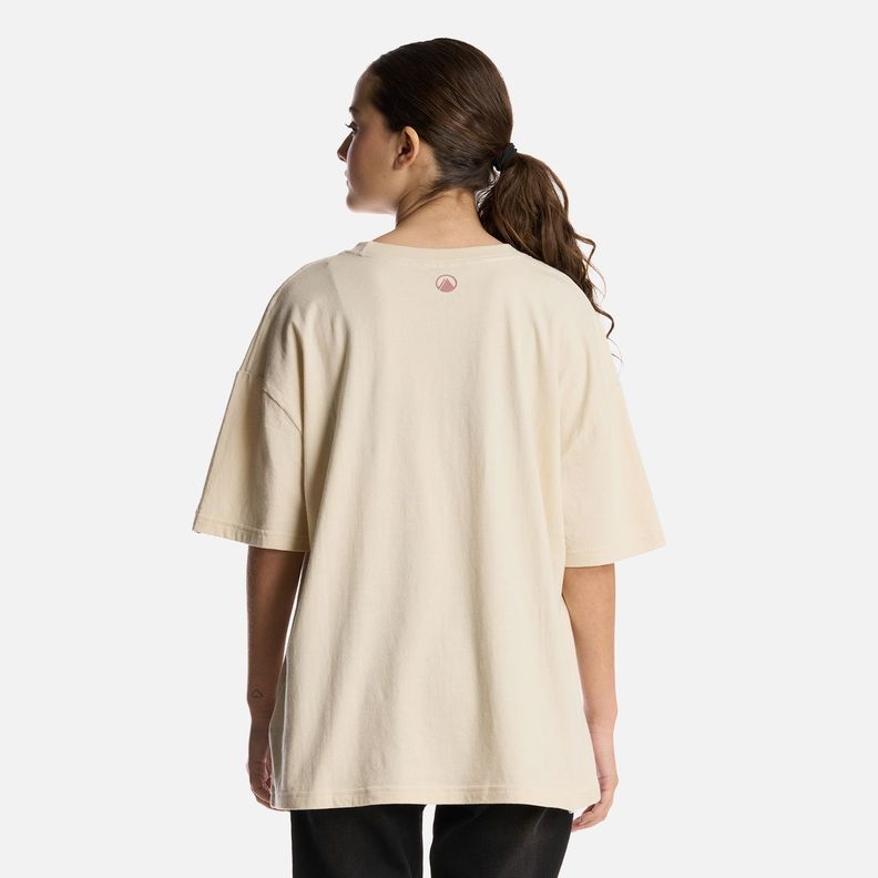 Polera Teen Girl Psychedelic Oversize T-Shirt Crema Lippi-2