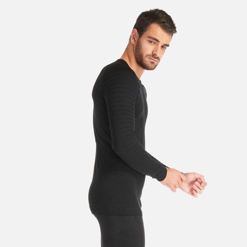Primera Capa Hombre Skintec 2000Seamless Top Negro Lippi V25-2