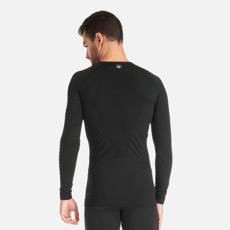 Primera Capa Hombre Skintec 2000Seamless Top Negro Lippi V25-4