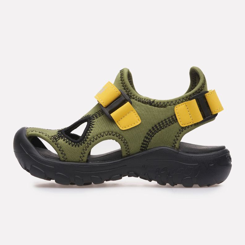 Sandalia Niño Go Out Again Kids Verde Militar Lippi V25-1