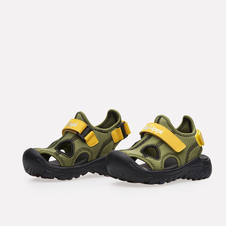 Sandalia Niño Go Out Again Kids Verde Militar Lippi V25-2