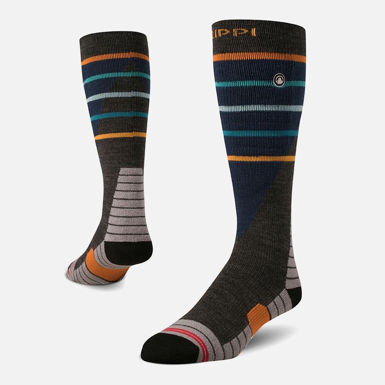 Calcetin Hombre All Mountain Ski Socks Azul Melange Lippi I23-0