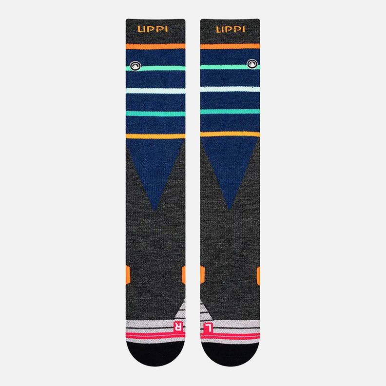 Calcetin Hombre All Mountain Ski Socks Azul Melange Lippi I23-1