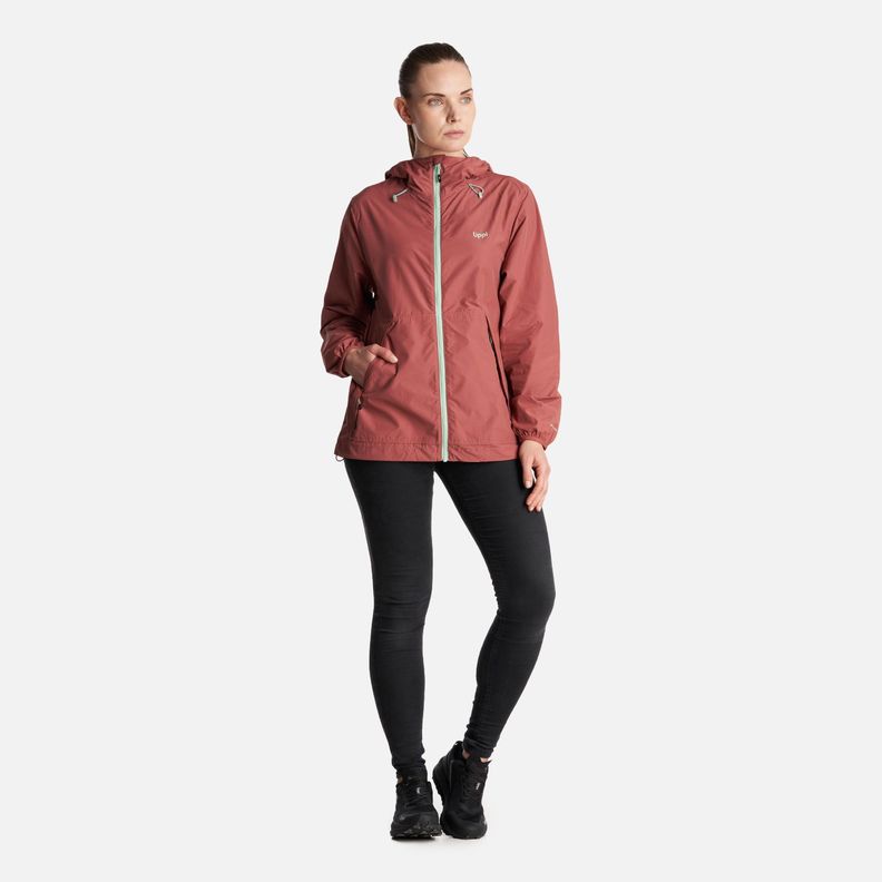 Chaqueta Mujer  WindLand  WindBreaker Hoody Jacket Rosa Oscuro Lippi-7