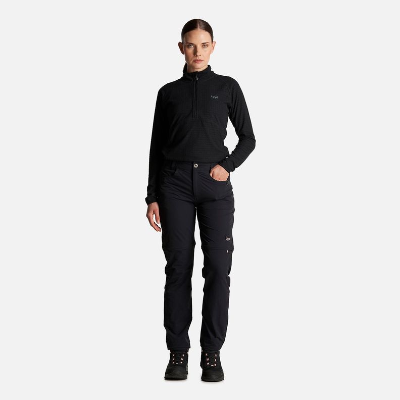 Pantalon Mujer Enduring Mix-2 Q-Dry Pants Negro Lippi I23-8
