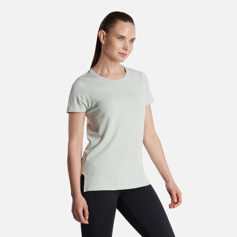 Polera Mujer  4 Run Seamless Trail Short Sleeve T-Shirt Celeste Lippi-2