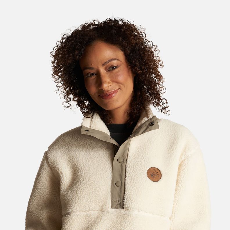 Poleron Mujer Chi-Porrito Beige Haka Honu I23-4
