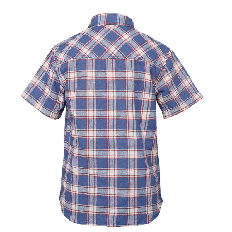 Camisa Niño Mountain Towns Shorts Sleeve Shirt Azul Grisaceo / Celeste Lippi-2