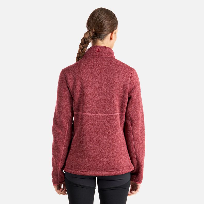 Polar Mujer Sense Blend-Pro Jacket Melange Red Lippi-4