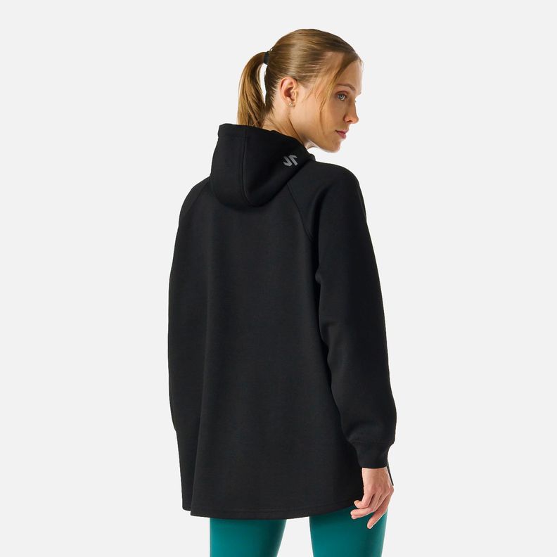 Polerón Mujer Tempo Sweatshirt Hoody Negro Vulcano-3