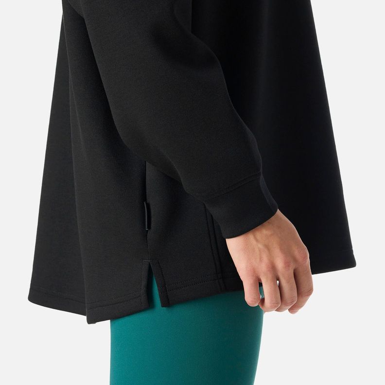 Polerón Mujer Tempo Sweatshirt Hoody Negro Vulcano-5