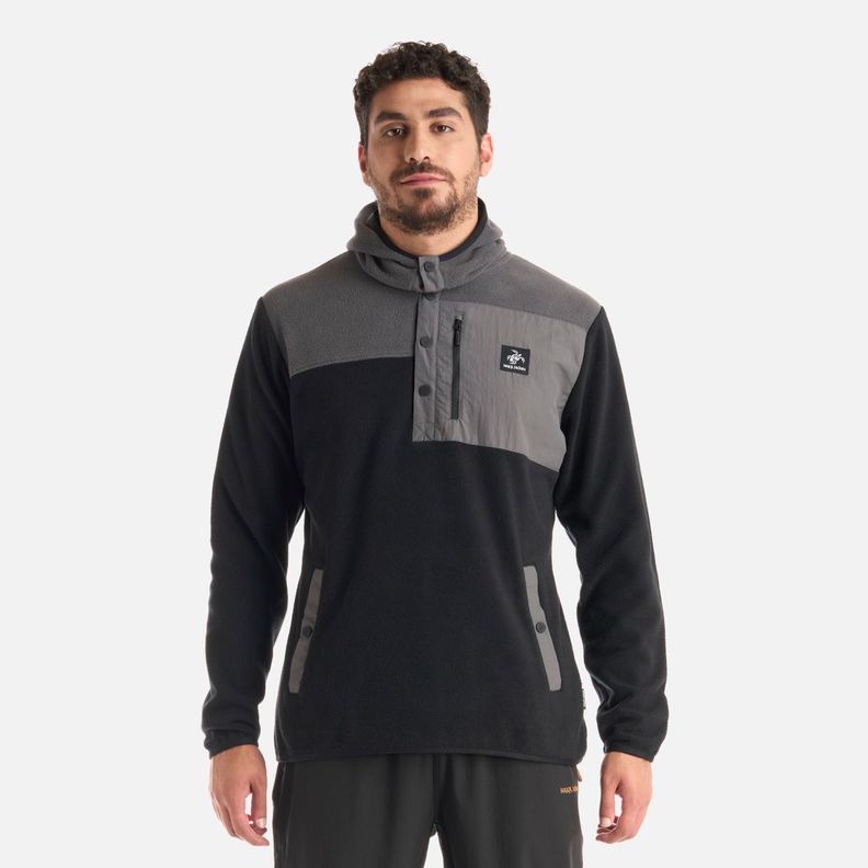 Polerón Hombre Tokerau Hoody Negro Haka Honu I25-0