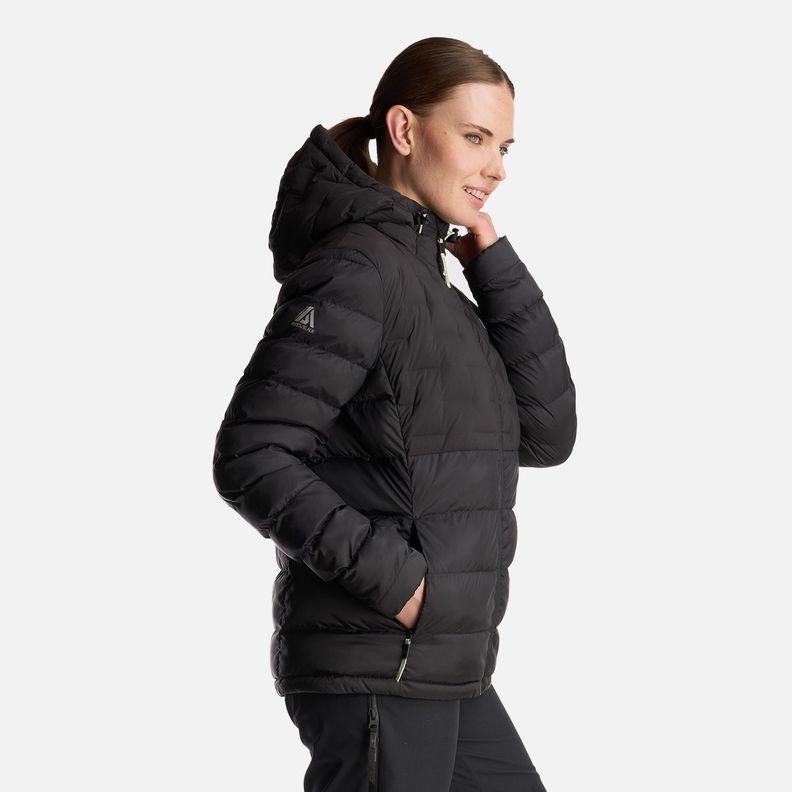 Chaqueta Mujer Bazpur EVO Down Hoody Jacket Negro Lippi-2