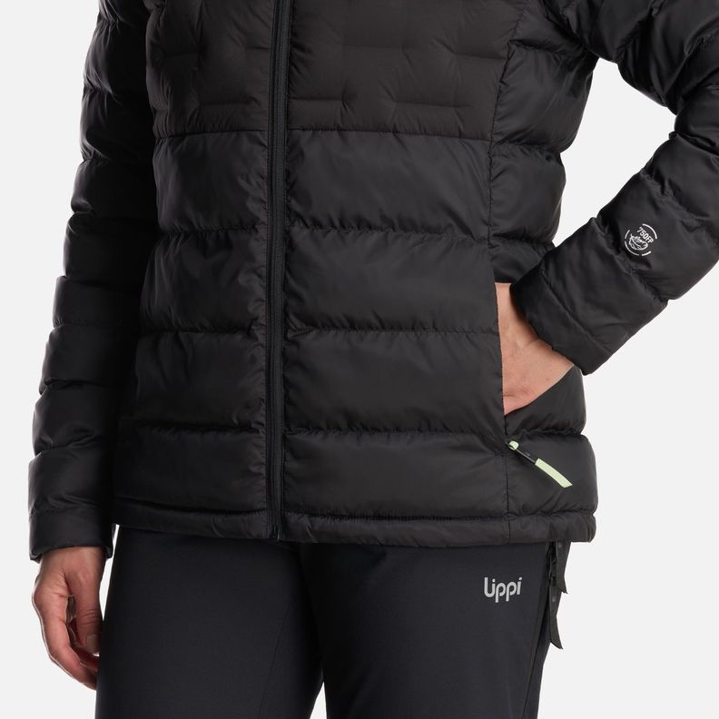 Chaqueta Mujer Bazpur EVO Down Hoody Jacket Negro Lippi-5
