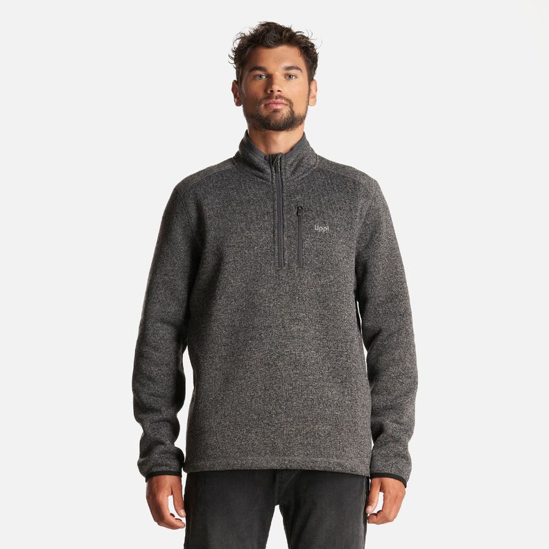 Chaqueta Hombre Coronado Therm-Pro Jacket Melange Negro Lippi-1