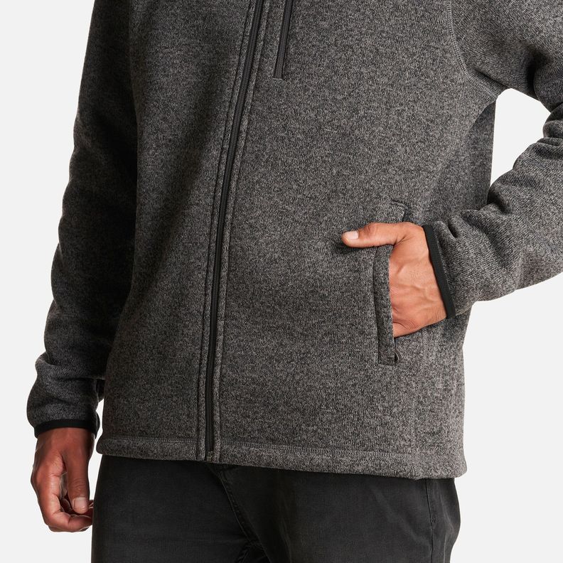 Chaqueta Hombre Coronado Therm-Pro Jacket Melange Negro Lippi-5