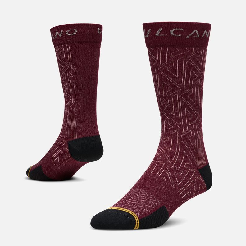 Calcetin Unisex Vulcano Bike Socks Burdeo Lippi-0