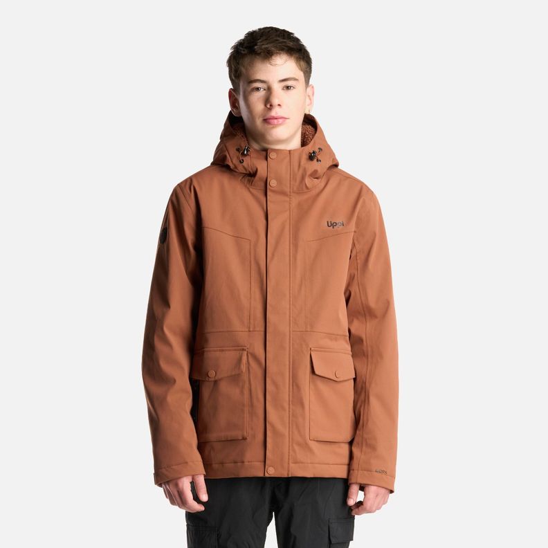 Chaqueta Teen Boy Roble B-Dry Hoody Jacket Cafe Claro Lippi-1