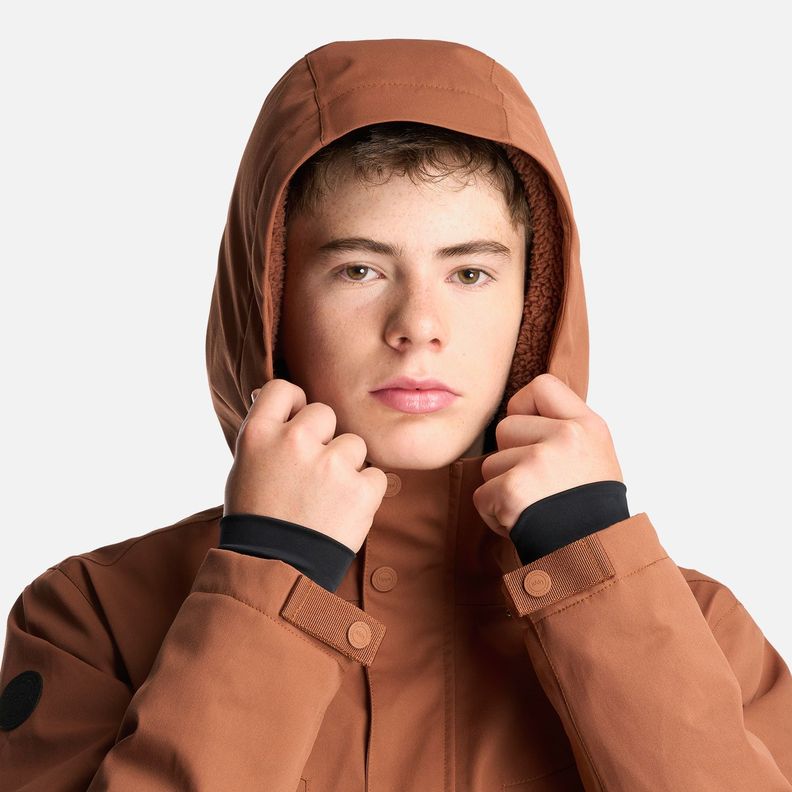 Chaqueta Teen Boy Roble B-Dry Hoody Jacket Cafe Claro Lippi-4