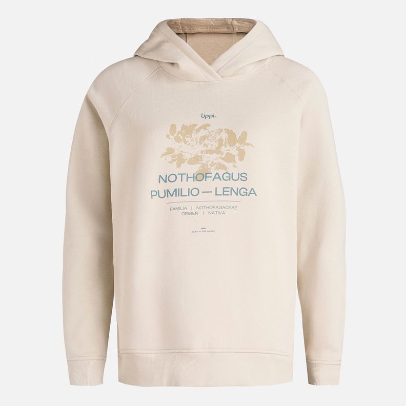 Polerón Mujer Insigne Sweatshirt Front Print Crudo Lippi I25-6