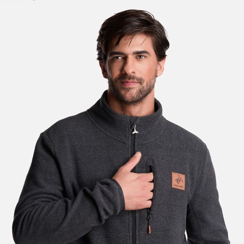 Poleron Hombre Tokerau Pro Negro Haka Honu I24-4