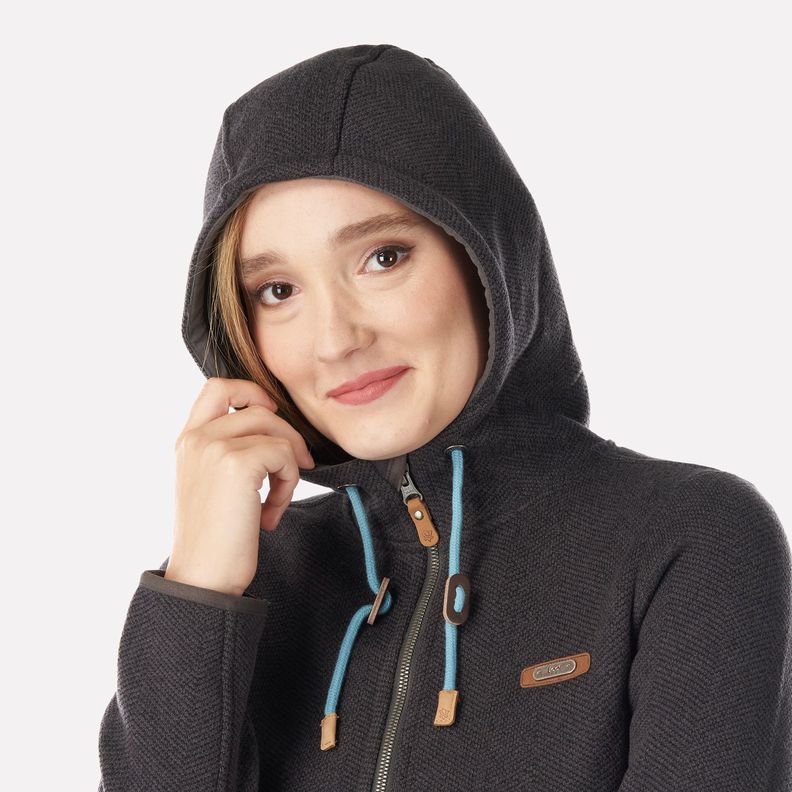 Chaqueta Mujer Alamo Blend-Pro Hoody Jacket Gris Medio Lippi I23-3